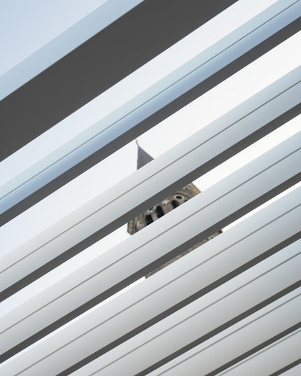 Rota | Terrace covering | Mat White | 360x600x250cm