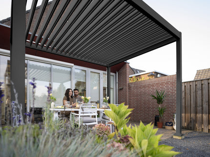 Rota | Terrace covering | Mat Gray | 360x360x250cm