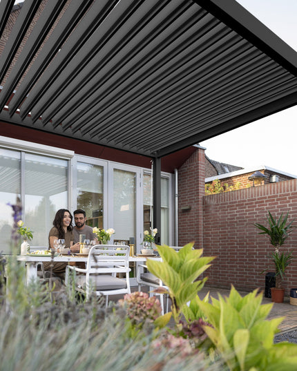 Rota | Terrace covering | Mat Gray | 360x360x250cm
