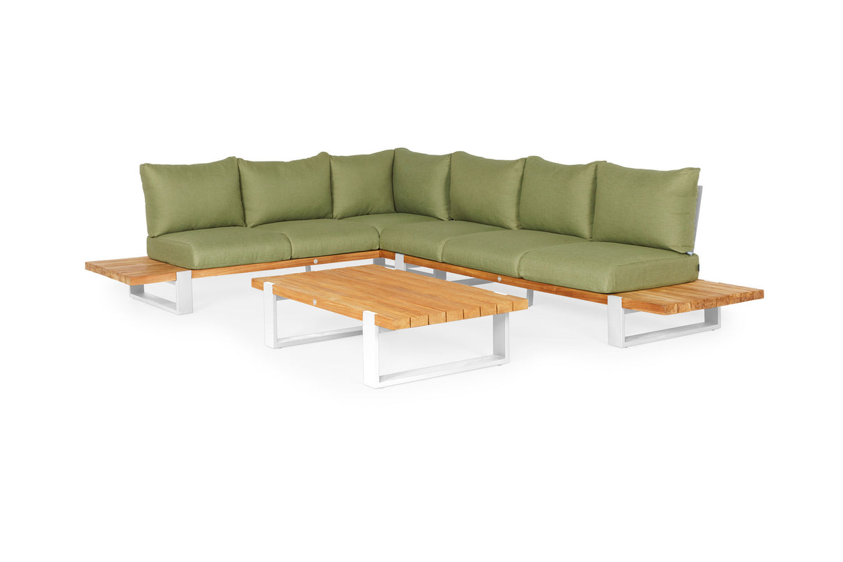 Nardo Lounge set | White | Large corner arrangement