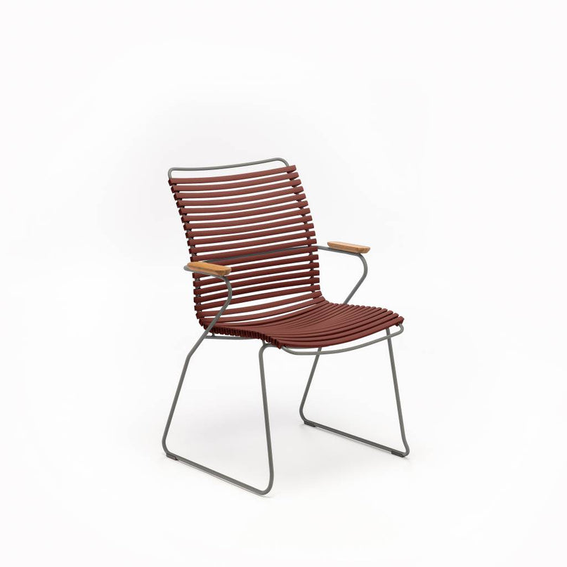 Click garden chair | High back | Various colors