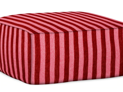 Palais | outdoor ottoman Jackie Bordeaux