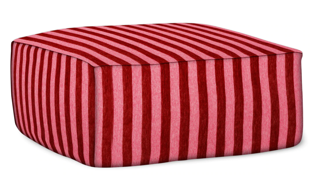 Palais | outdoor ottoman Jackie Bordeaux