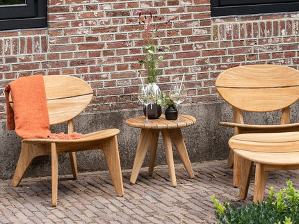 Durban lounge chair with Hocker