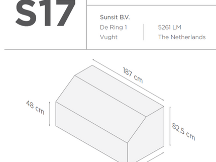 Suns | Protective cover for lounge sofa Gray | S17