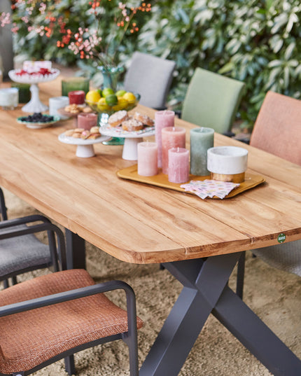 Anzio Garden chair | Mat Royal Gray