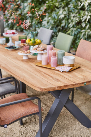 Anzio Garden chair | Mat Royal Gray