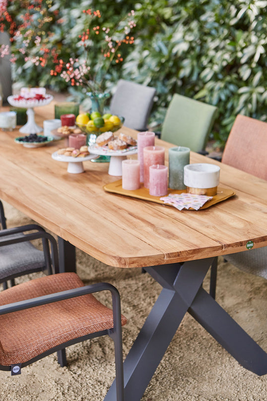 Anzio Garden chair | Mat Royal Gray