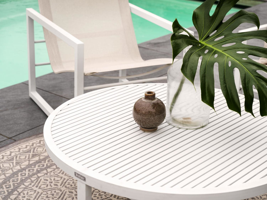 Vevi lounge chair aluminum | Brafab
