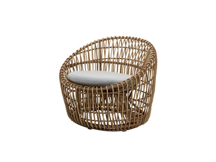 Nest | Lounge chair around | Natural & White