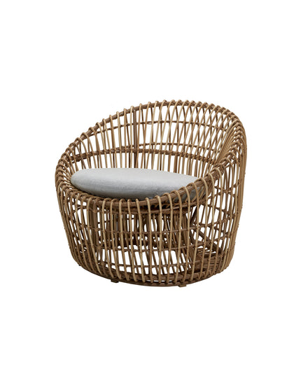Nest | Lounge chair around | Natural & White