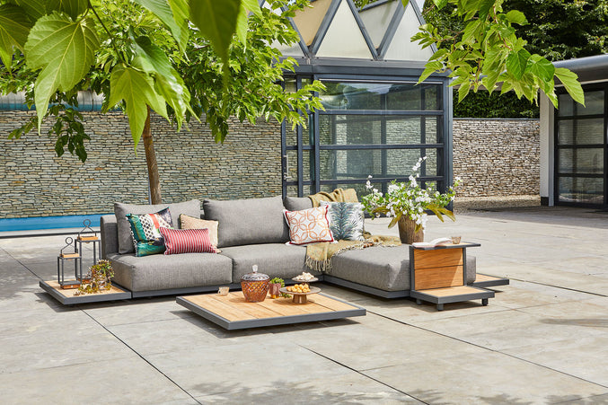 Kota Lounge set | Setup 3 | 2-seater with chaisse longue