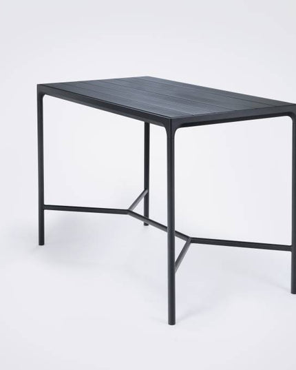 Four Bartafel | 160 x 90 cm | Black aluminum