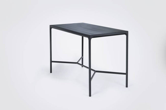 Four Bartafel | 160 x 90 cm | Black aluminum