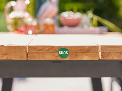 Suns Garden table Ovada | 280 x 100 cm | Matt Royal Gray
