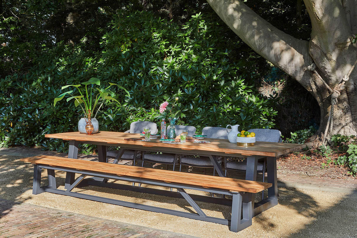 Suns Garden table Ovada | 280 x 100 cm | Matt Royal Gray