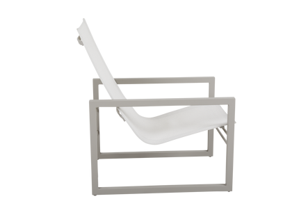 Vevi lounge chair aluminum | Brafab