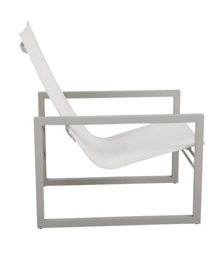 Vevi lounge chair aluminum | Brafab
