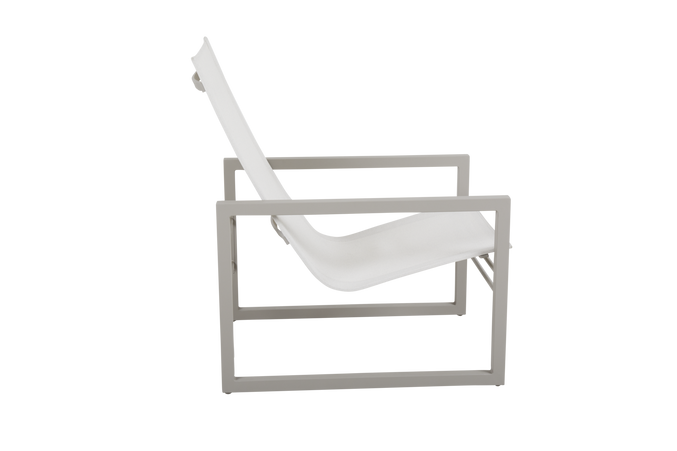 Vevi lounge chair aluminum | Brafab