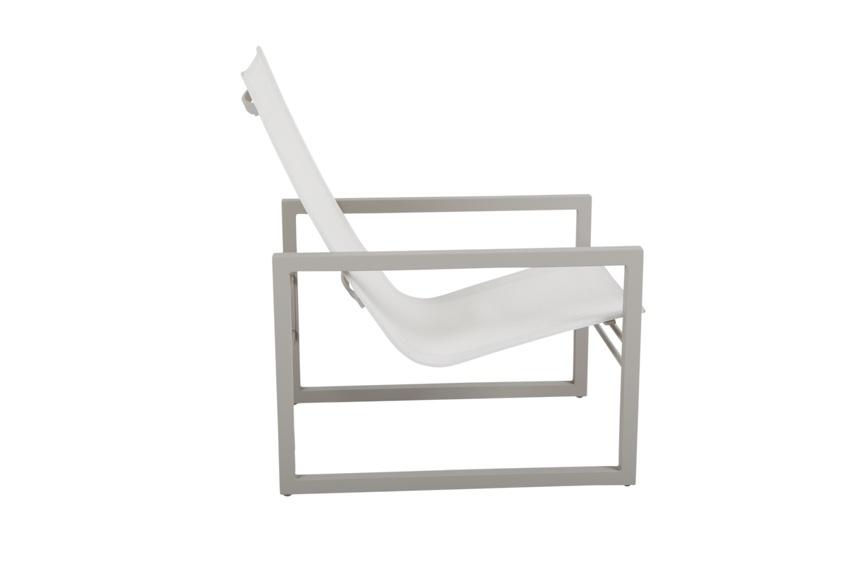 Vevi lounge chair aluminum | Brafab