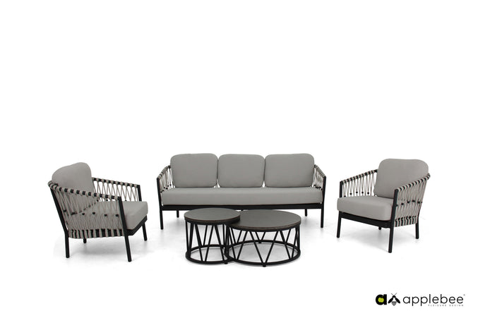 Menton Loungestoel | Black