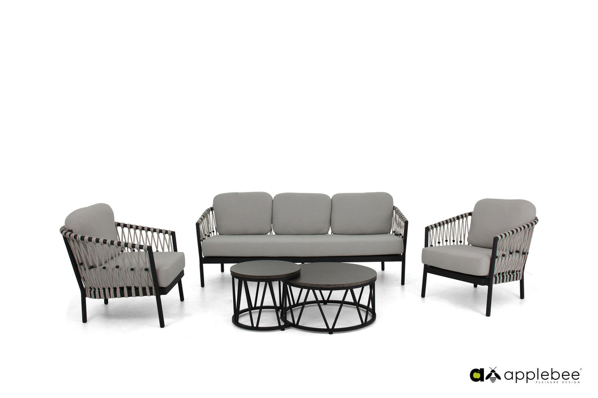 Menton Loungestoel | Black
