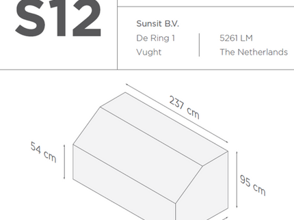 Suns | Protective cover for lounge sofa Gray | S12
