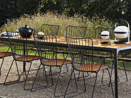 Four garden table | 4 different sizes Black aluminum