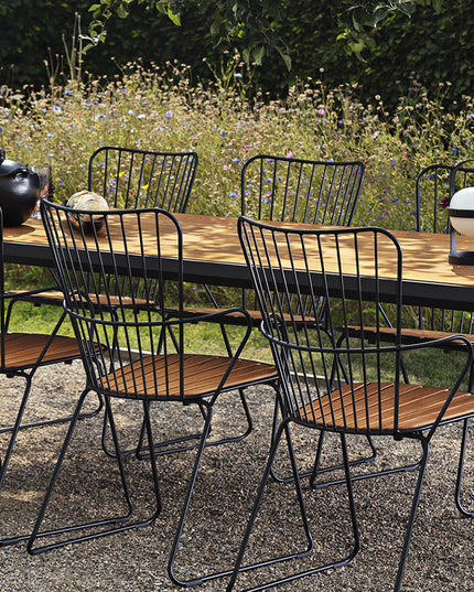 Four garden table | 4 different sizes Black aluminum