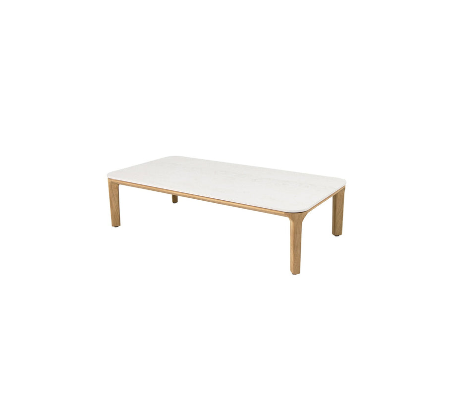Coffee table aspect | 120x60cm | Taverin White