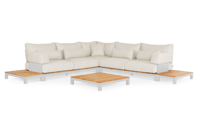 Evora Lounge set | Mat White | Small corner setup setup 1