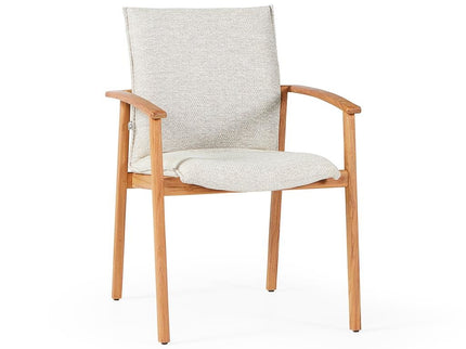Florine garden chair Teak Frame | 5 dust colors available
