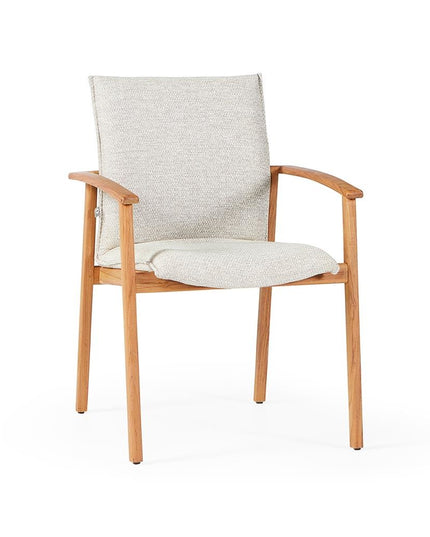 Florine garden chair Teak Frame | 5 dust colors available