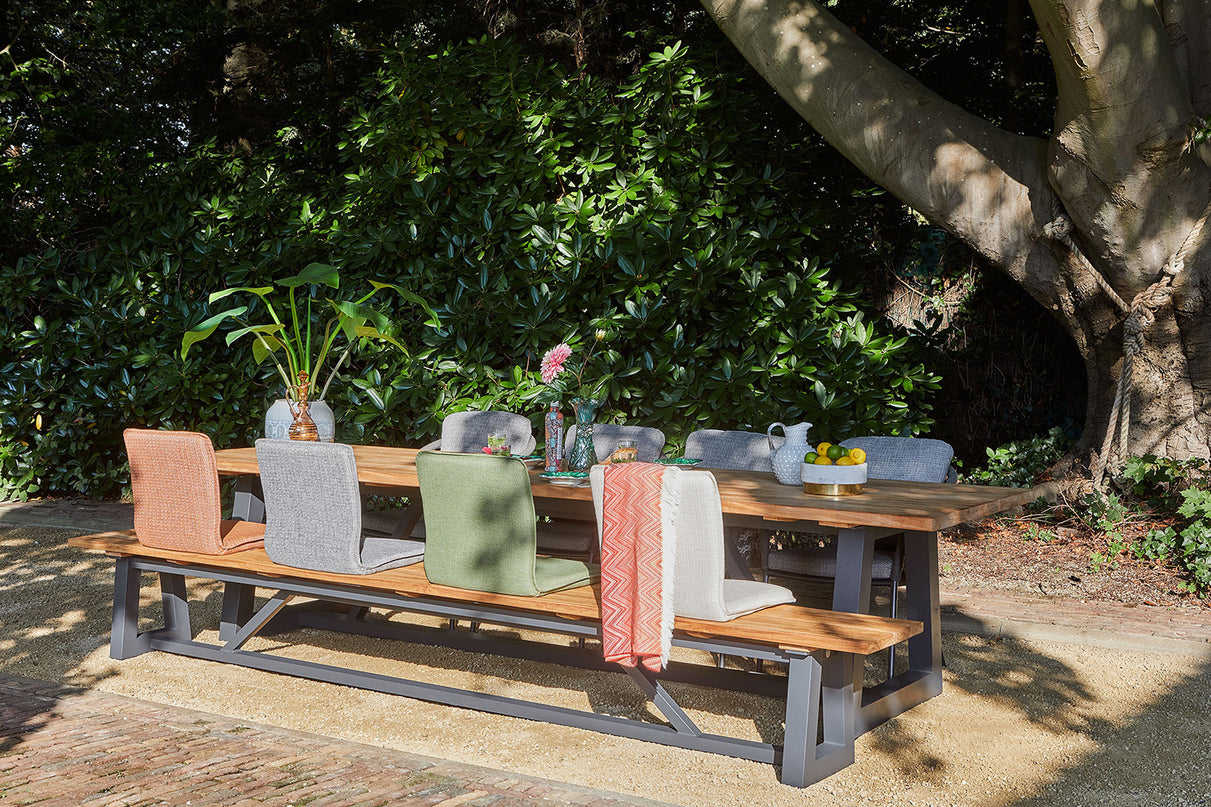 Suns Garden table Ovada | 280 x 100 cm | Matt Royal Gray