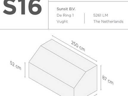 Suns | Protective cover for lounge sofa Gray | S16