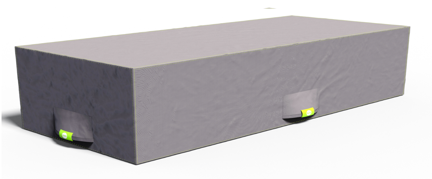 Suns | Protective cover for 2-seater incl. Chaise Longue | Gray | L4-L8