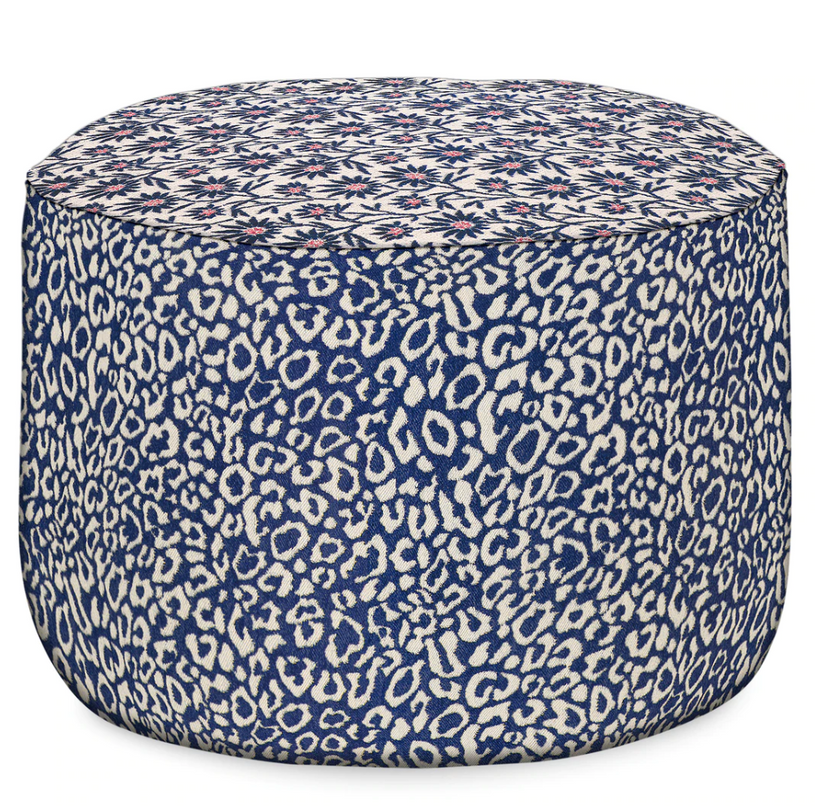 Palais | outdoor ottoman Mako & Maya Navy