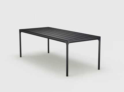 Four garden table | 4 different sizes Black aluminum