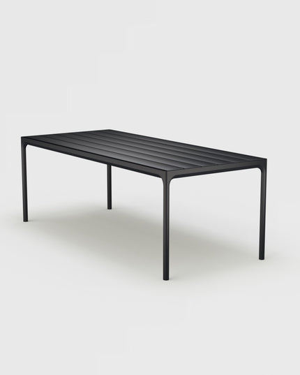 Four garden table | 4 different sizes Black aluminum