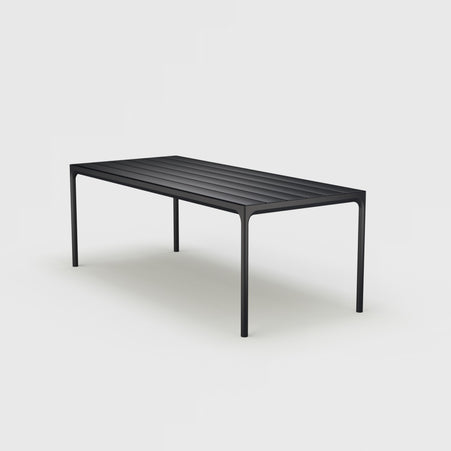 Four garden table | 4 different sizes Black aluminum