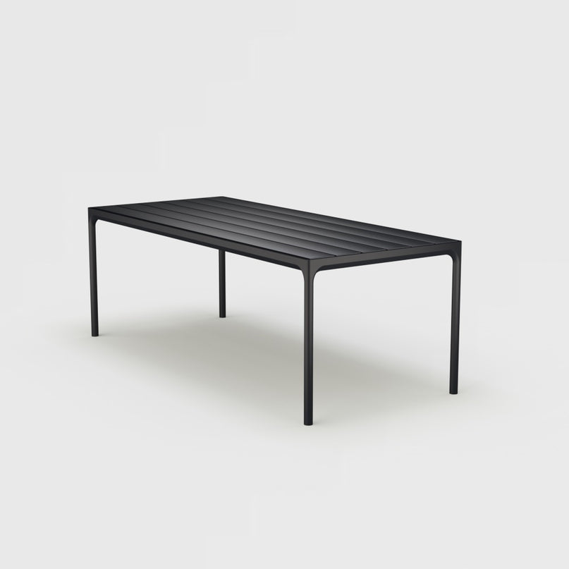 Four garden table | 4 different sizes Black aluminum