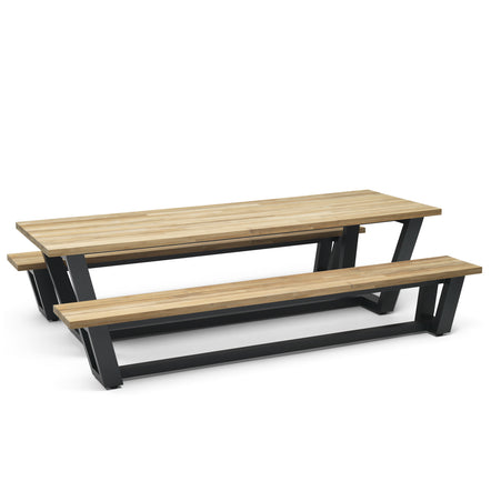 George Garden Bank | Teak & aluminum 280 cm | Now with a 40% discount!
