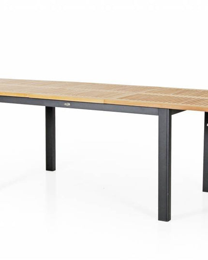 Garden table Lyon | 194-252 x 92 | Extendable Black