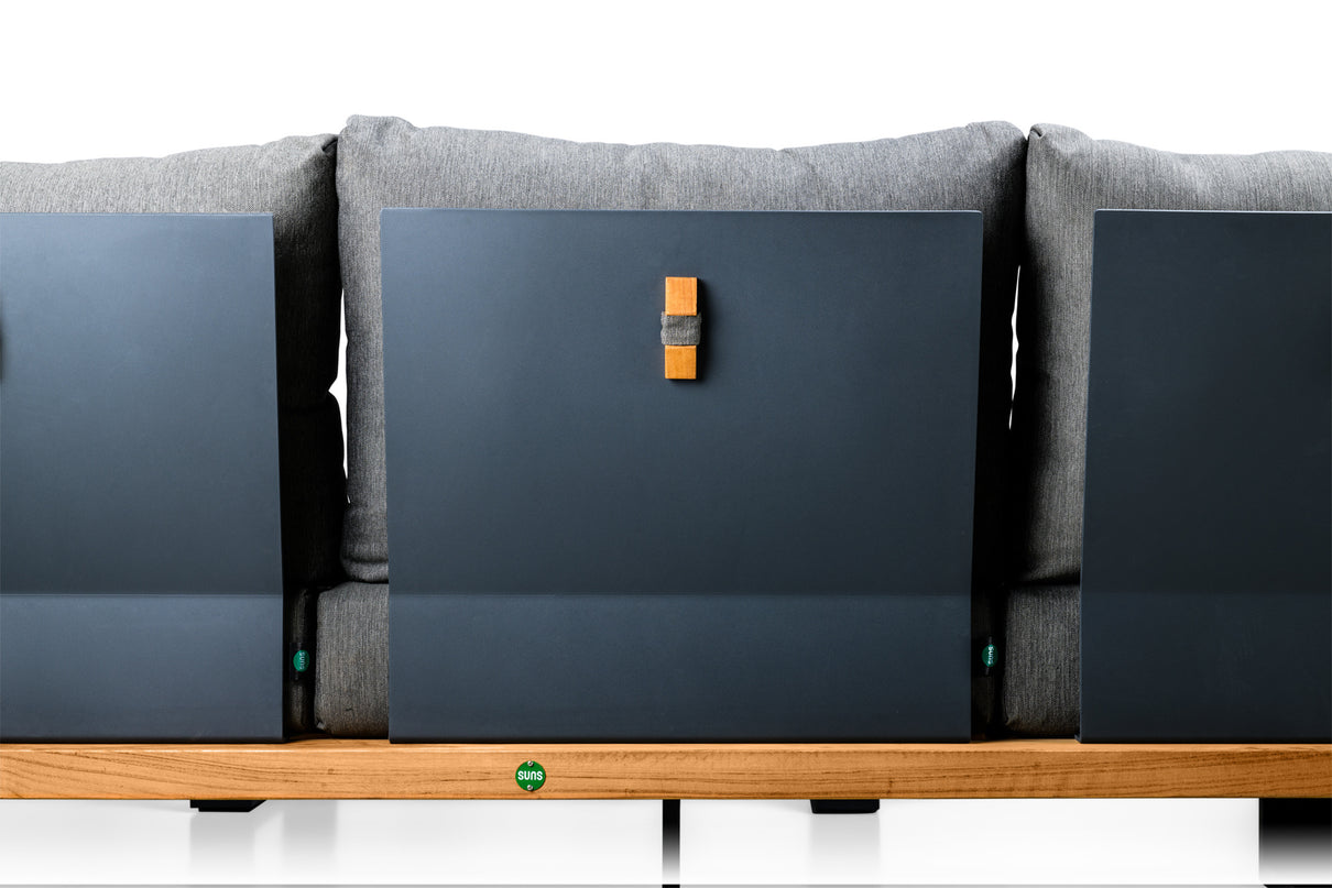 Nardo Lounge set | Mat Gray | Large corner arrangement