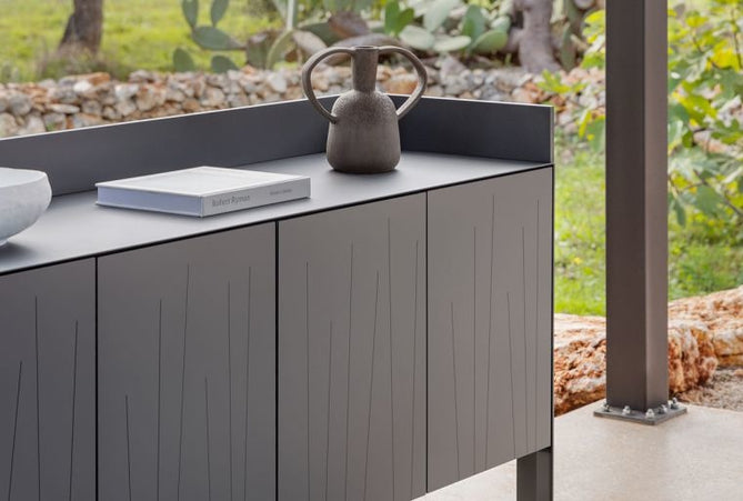 Ninfea outer cabinet with sideboard | 4-door | various colors