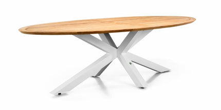 Madre Tuint table | 220 x 130 | Matte white