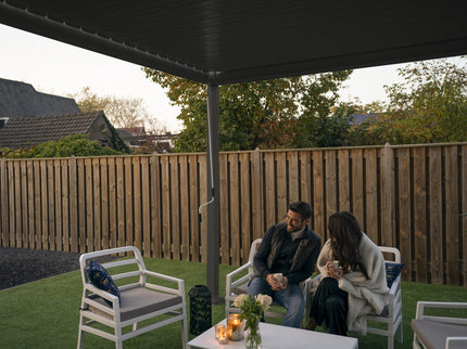 Rota | Terrace covering | Mat Gray | 360x720x250cm
