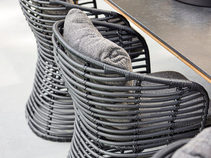 Basket | Garden chair Black | Incl. to kiss