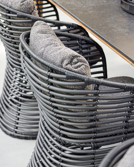 Basket | Garden chair Black | Incl. to kiss