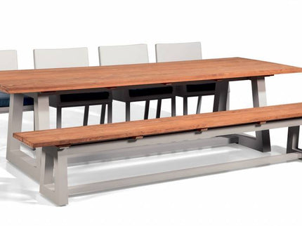 Ovada Garden Bank | 220 cm | Matte white